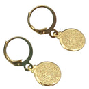 Brinco Argola Medalha Pai Nosso