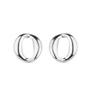 Brinco Prateado Elo Corrente