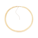 Colar Dourado Chocker Escama